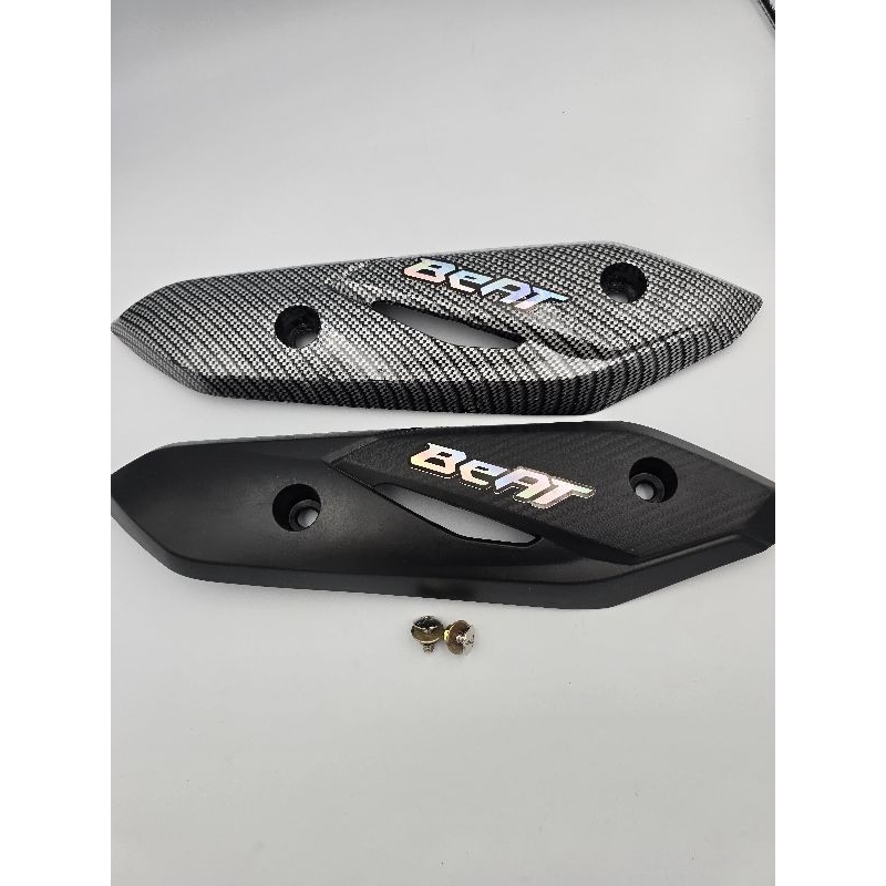 Cover Knalpot Karbon Beat Esp Fi 2015- 2016Tutup Pelindung Knalpot Beat Variasi Karbon