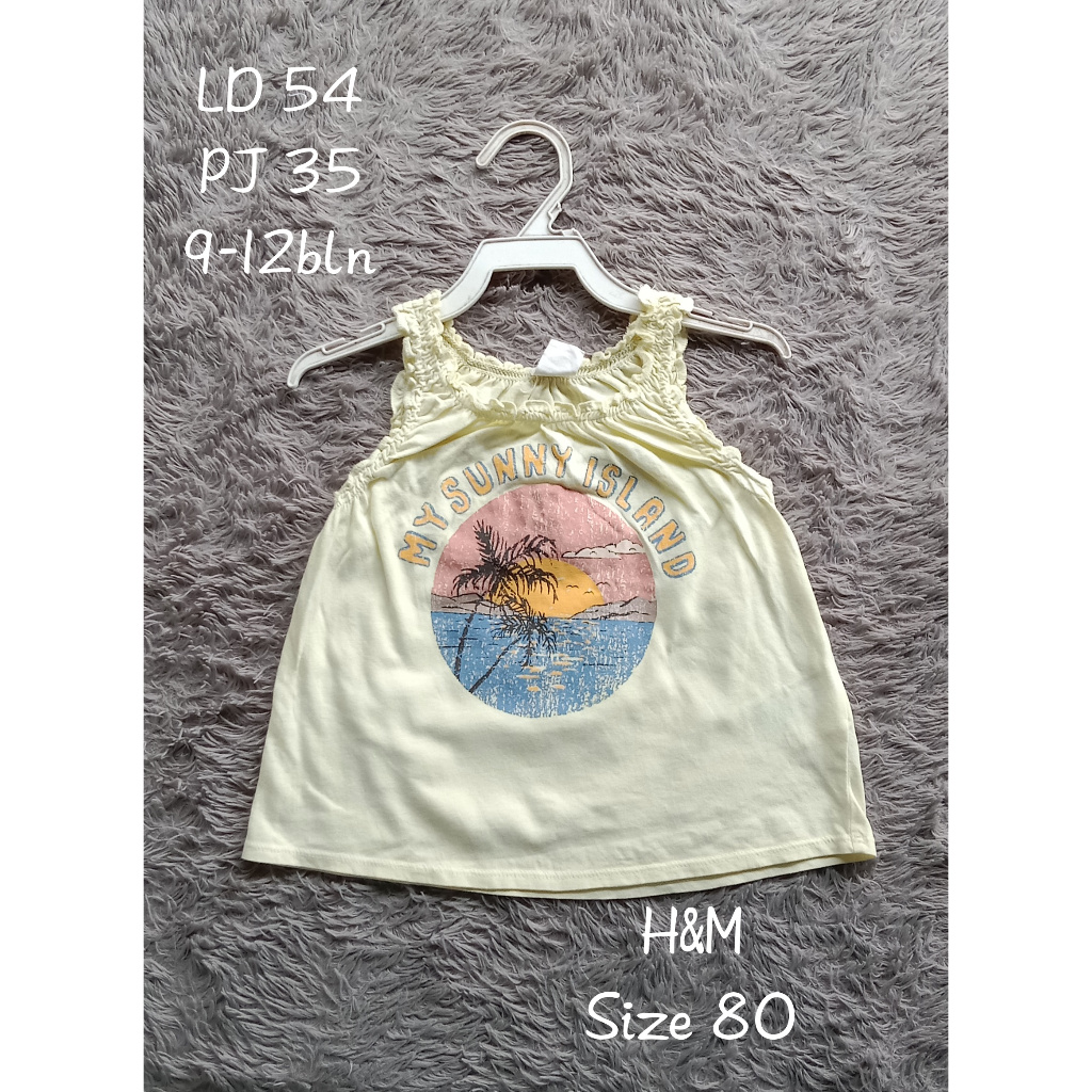 Baju kutung bayi perempuan 9-12bln H&M thrf