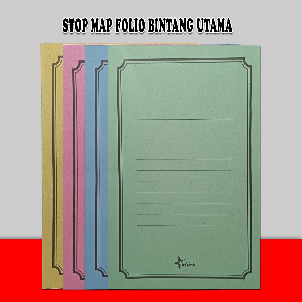 

stop map folio / bintang utama /10 pcs