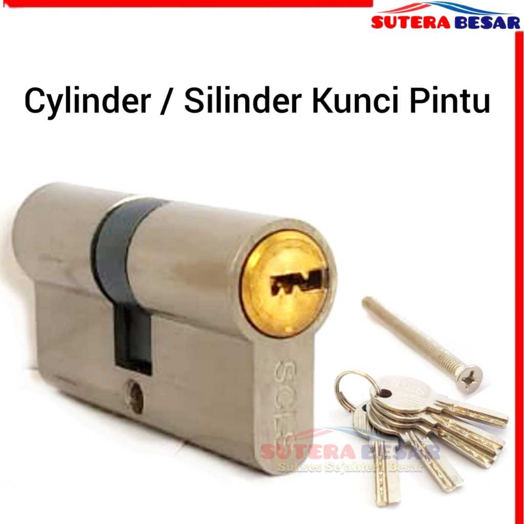 SILINDER KUNCI/CYLINDER KUNCI PINTU RUMAH/KUNCI SILINDER PINTU BESAR/STAR CLASSIC 5 ANAK KUNCI 60MM