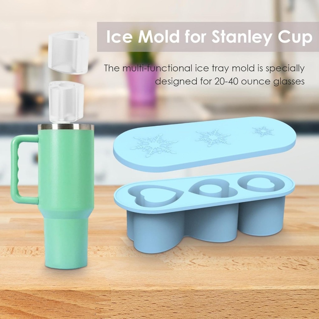 Cetakan Es Batu Silikon / Ice Cube Mold Cetakan Es Batu Silikon / Cetakan Es Batu + Tutup