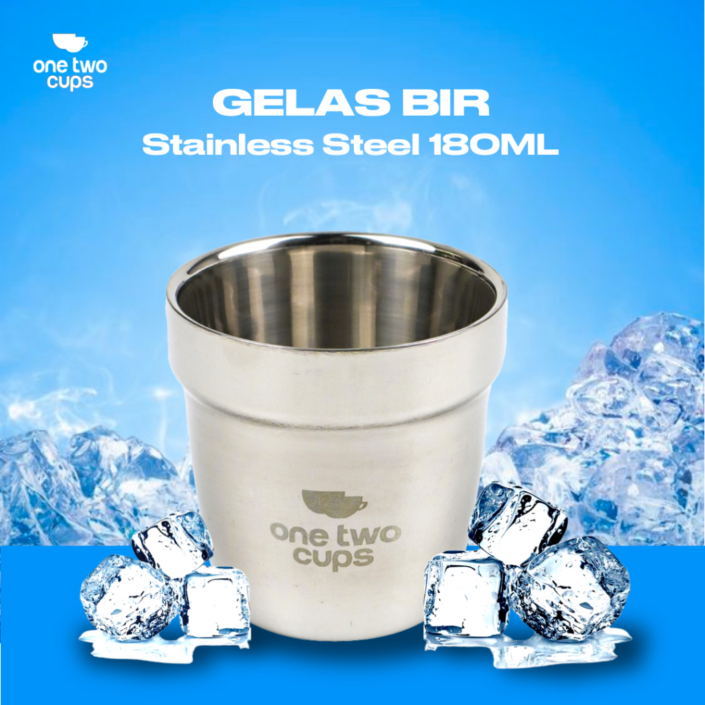 Gelas Bir / Gelas Bir Stainless Steel / Beer Drink Cup