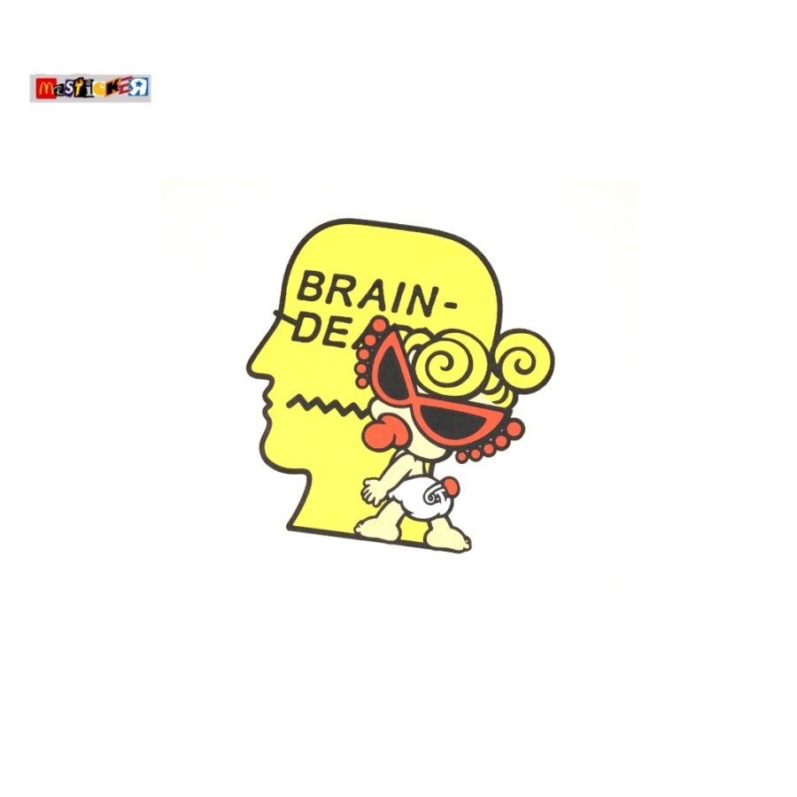 

sticker Brain Dead x Hysteric Glamour mini logo stiker streetwear