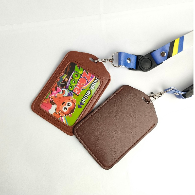 

Name Tag Idcard Holder Kulit Logo PLN Terbaru