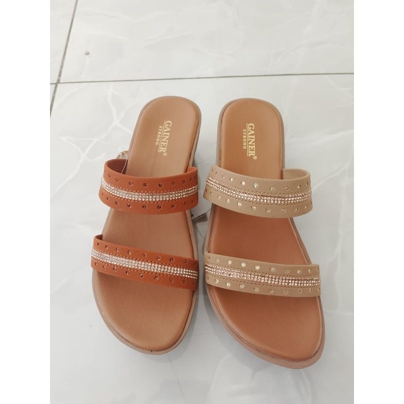 sandal wedges gainer wanita terbaru sq137