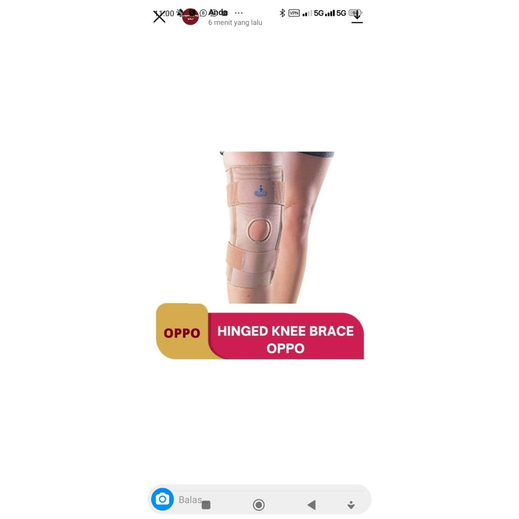 Hinged Knee Brace OPPO 2037