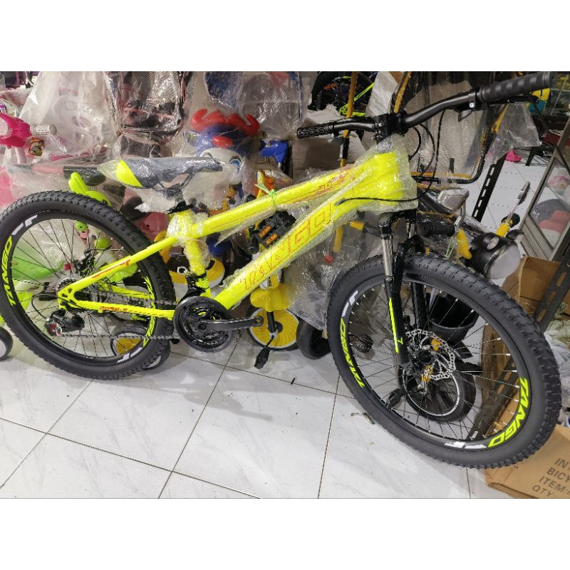 SEPEDA MTB 24 TANGO SKYLINE BAN BESAR OPERAN 7 SPEED + REM CAKRAM