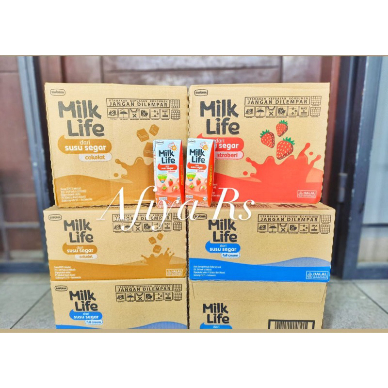 

Susu UHT Milk Life 200 Ml / Susu Milk Life 200Ml Isi 24 Pcs