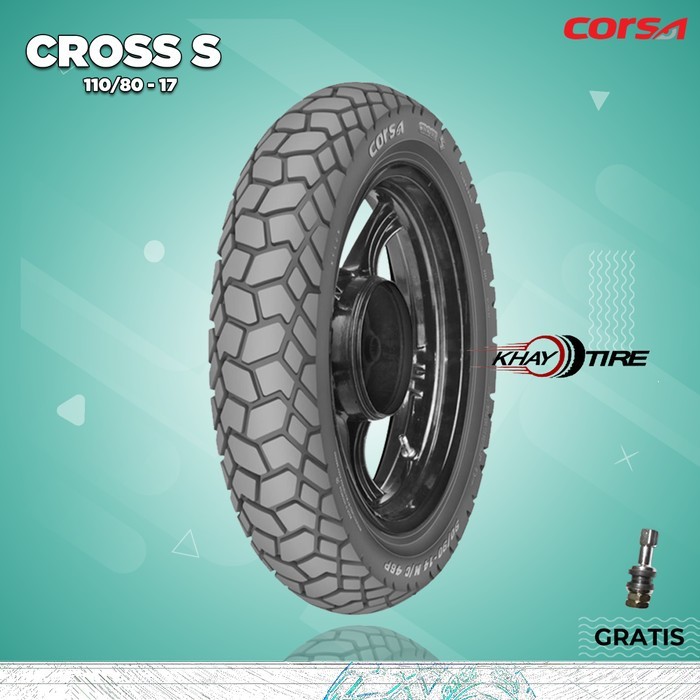 Ban Motor MOGE // CORSA CROSS S 110/80 Ring 17 Tubeless