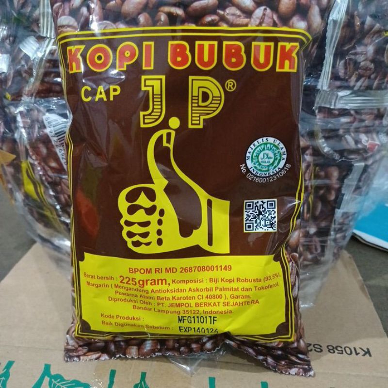 

kopi bubuk J.P urip 225gr