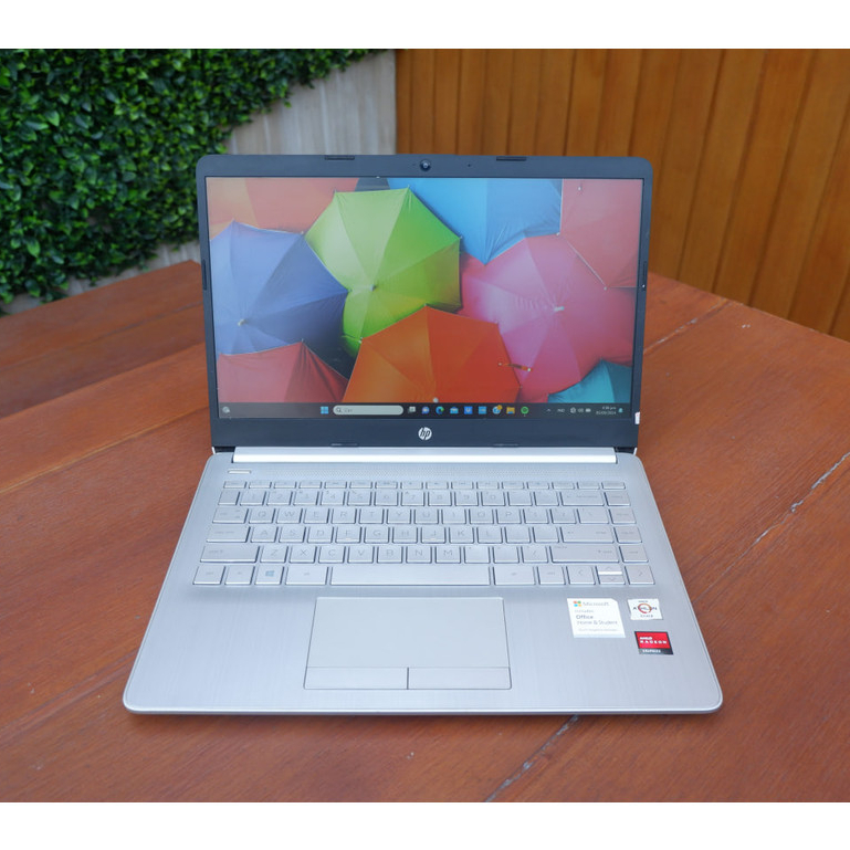 Laptop SLIM Mulus HP 14s-dk Atlhon silver ram 8 GB SSD - Laptop Murah - Laptop bekas - Laptop Second