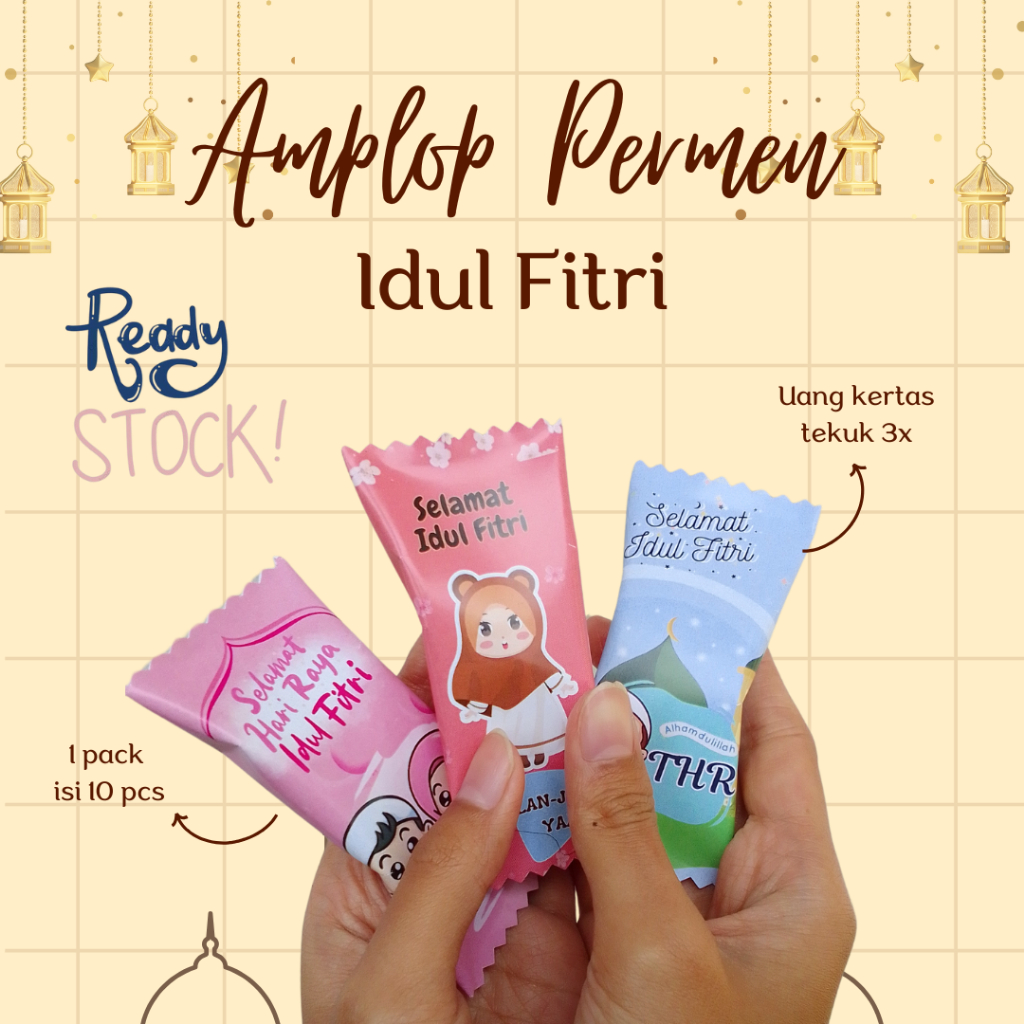 

[READY STOCK] AMPLOP LEBARAN PERMEN IDUL FITRI 2025 | AMPLOP LEBARAN PERMEN LUCU IDUL FITRI