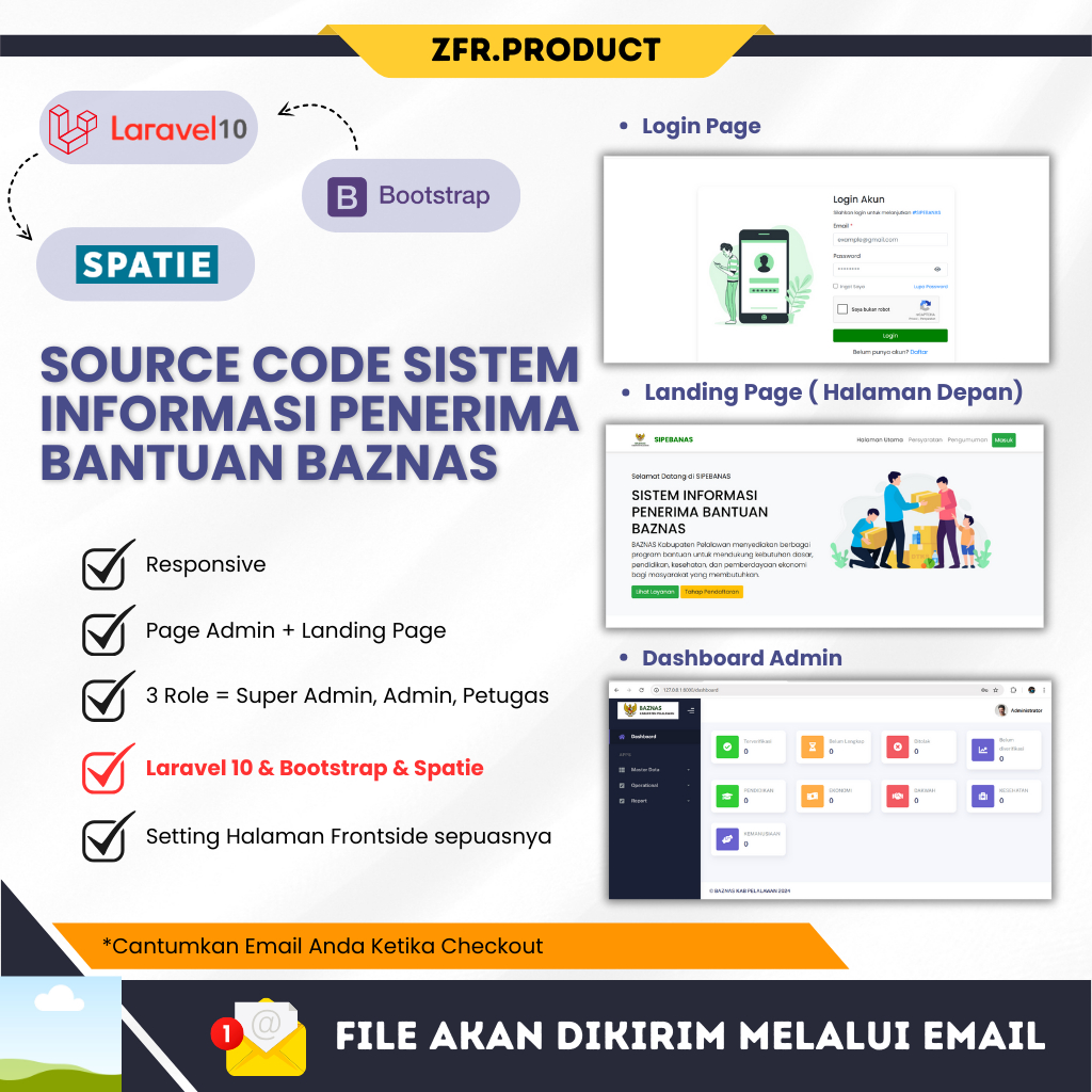 Source Code Sistem Informasi Penerima Bantuan Baznas