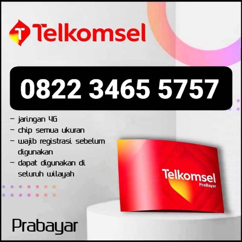 Perdana cantik Telkomsel 5757