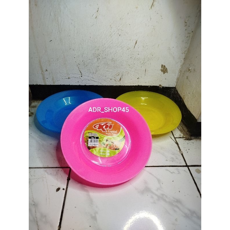 (12) pcs PIRING PLASTIK KH ,PIRING MAKAN