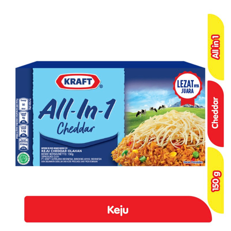 

Kraft All-In-1 Cheddar Keju