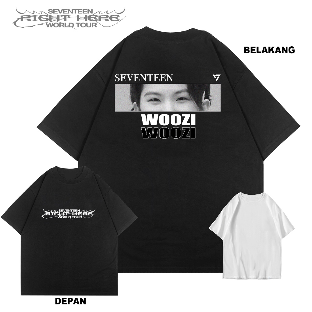 Fiego SEVENTEEN RIGHT HERE WOOZI | Premium Oversize T-Shirt | Oversize TShirt