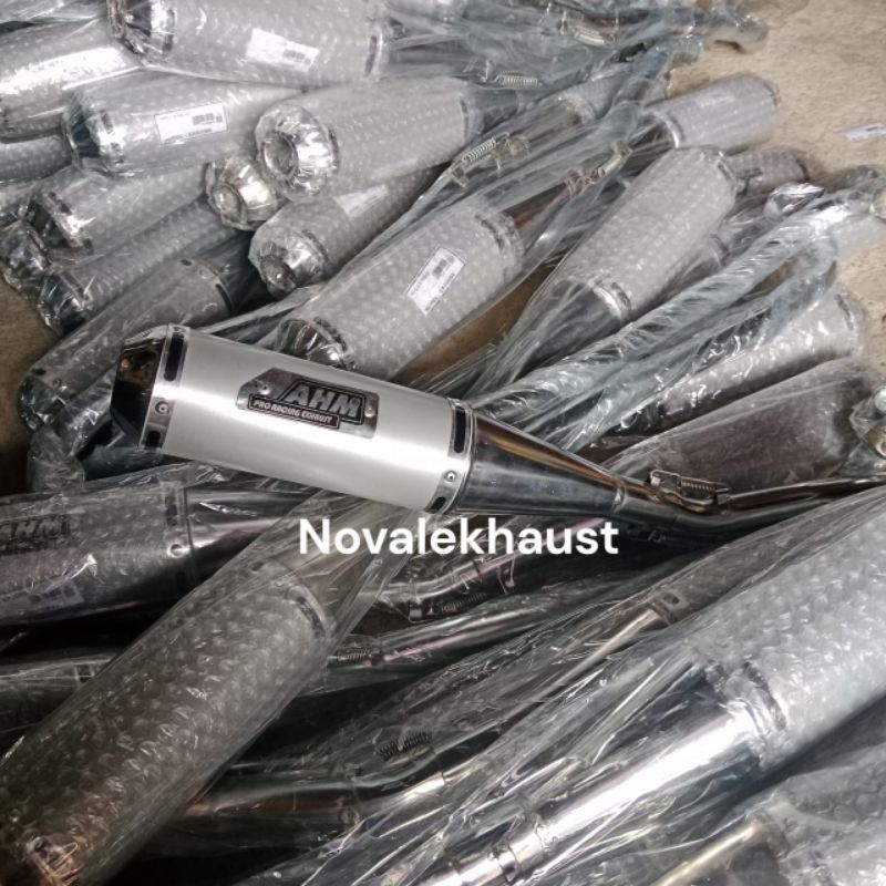 knalpot AHM supra x125 jupiter vega legenda astrea grand prima shogun smash karisma revo absolute