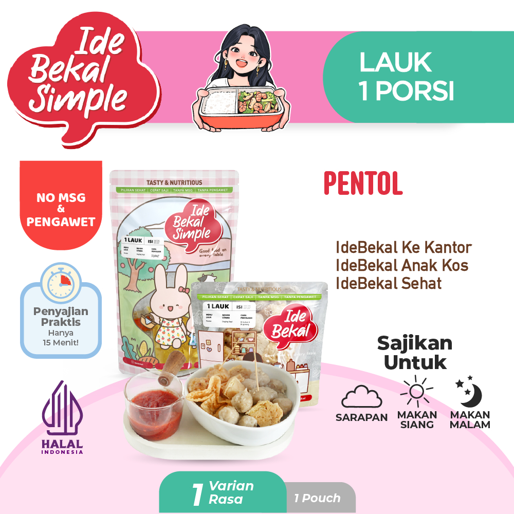 

Idebekal Simple Pentol Menu Family 1 Lauk