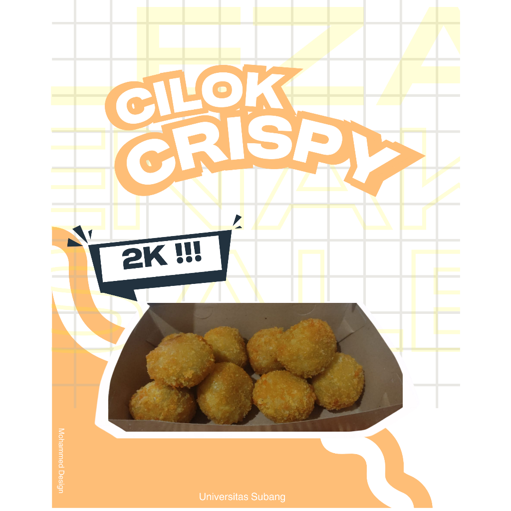 

Cilok Crispy Isi Ayam Suwir