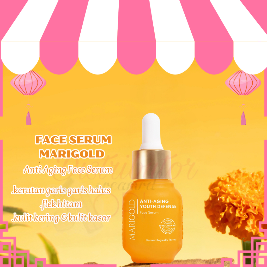 READY Npure Face Serum Marigold Series (Anti Aging Face Serum)/ SERUM WAJAH MARIGOLD