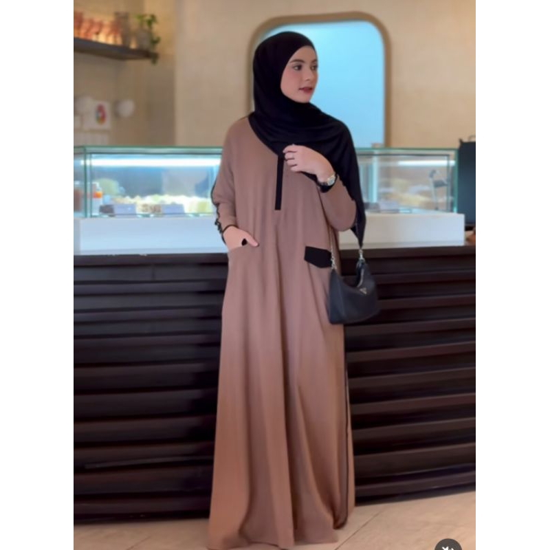 Khalisaa Kalisa Dress By Kaleela Original 100% Brown XL= LD 125 cm