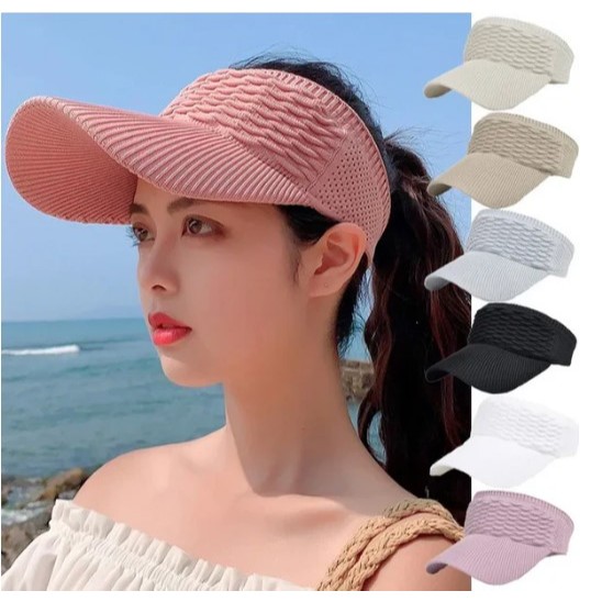 Topi Senam Zumba Rajut Topi Golf Wanita Import