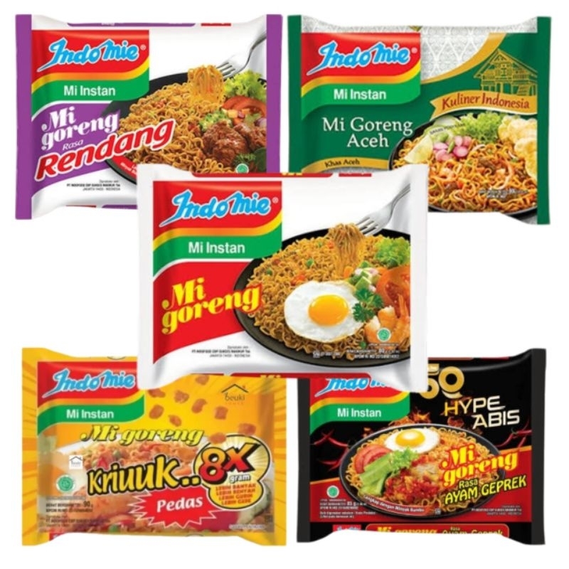 

[Mie] Indomie Goreng All Varian | Aneka Pilihan Rasa