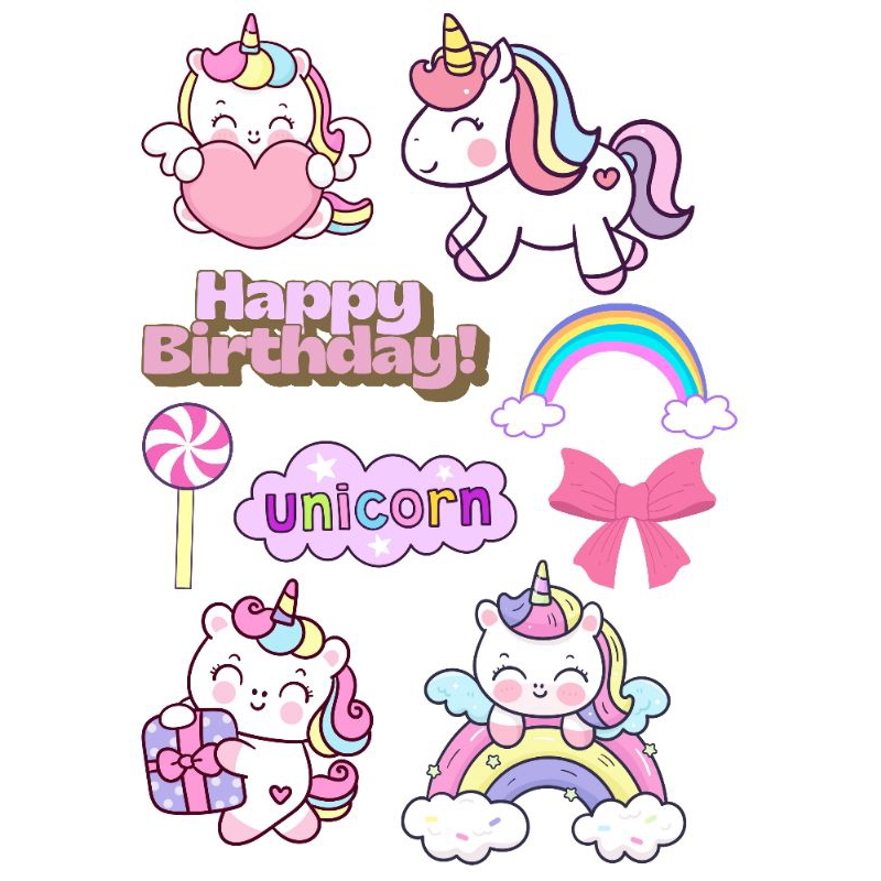 topper birthday,topper Snack tower, Topper unicorn