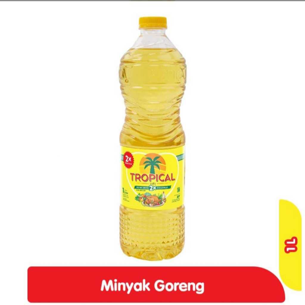 

[ 1 Liter ] Minyak Goreng Tropical Botol 1 Lt