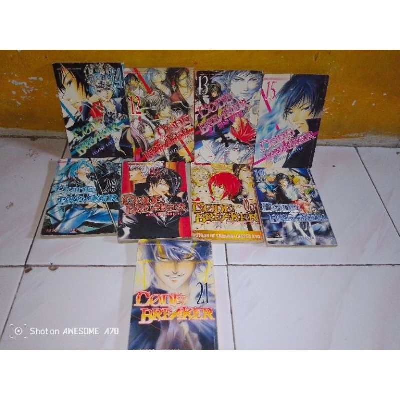 buku komik anime code breaker bekas original