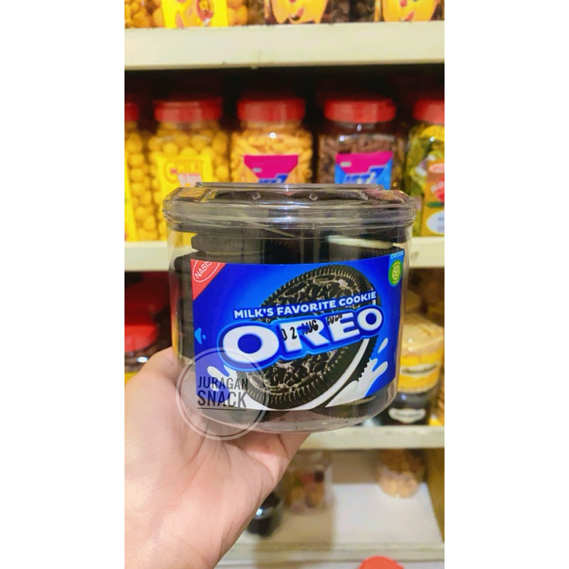 

Snack Oreo toples Tabung 500ml | snack repack | snack viral | snack murah | kue lebatan