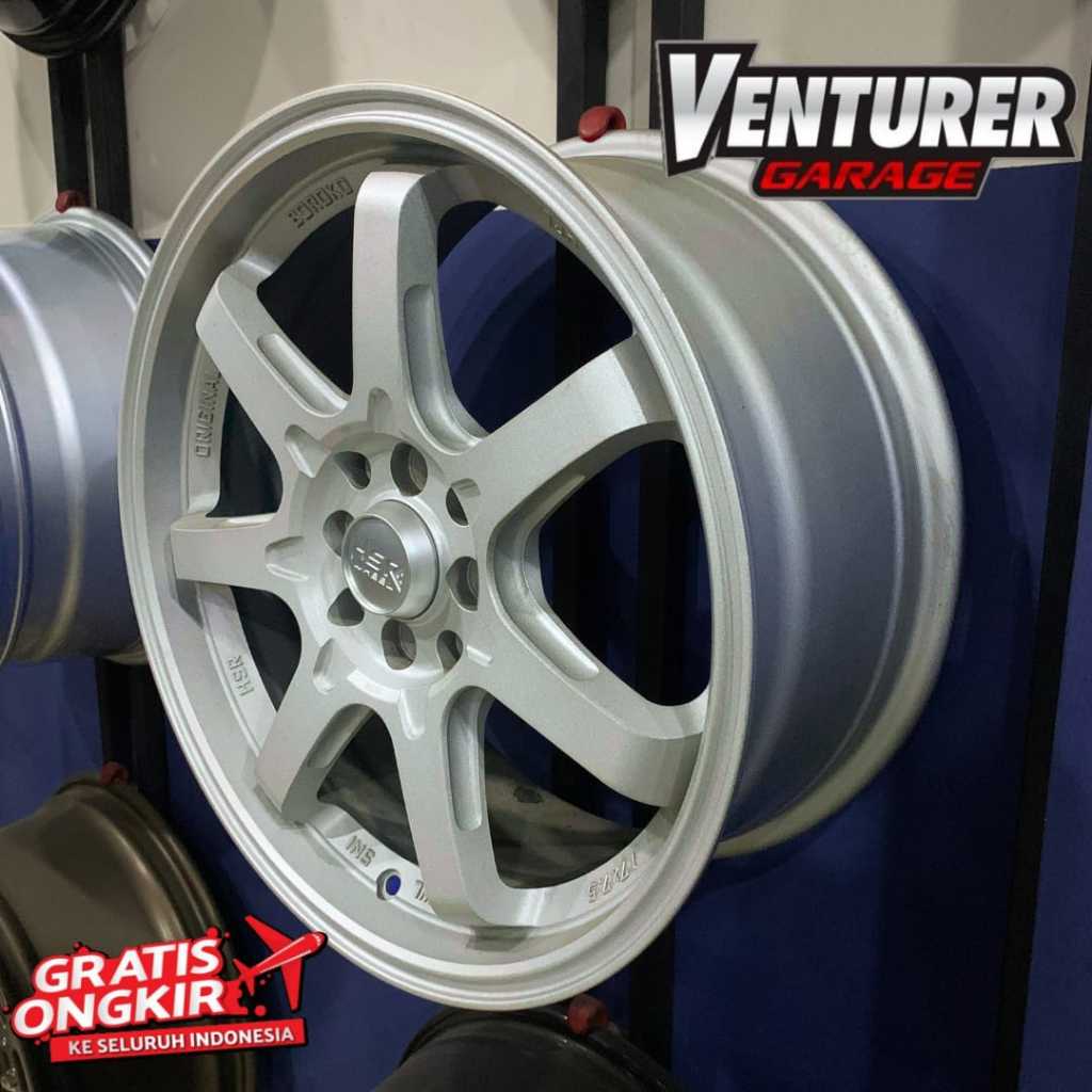 velg mobil raize jazz yaris ring 17 hsr boroko tjh warna sandy silver