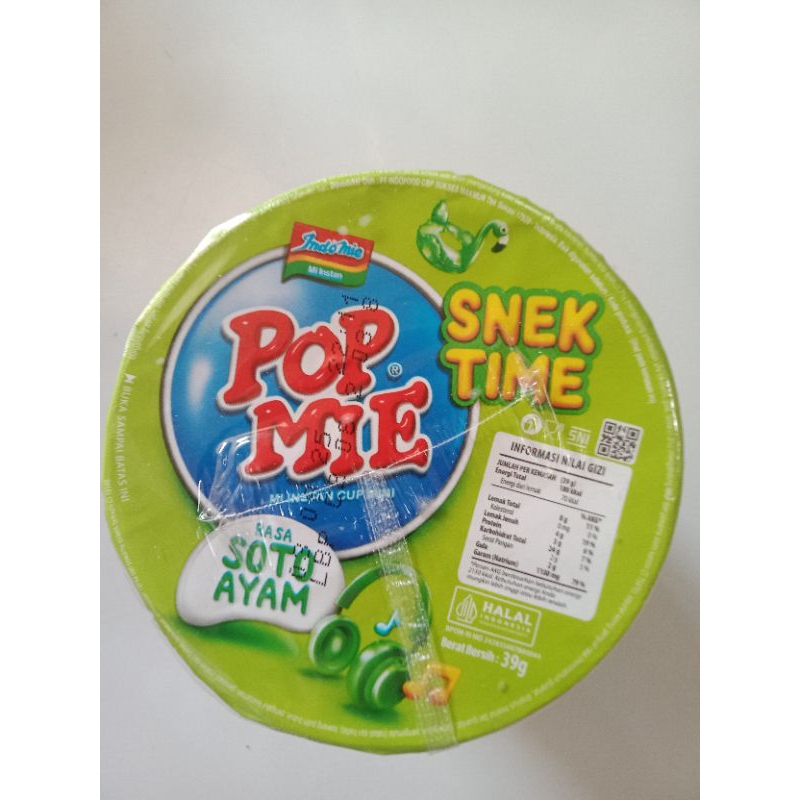 

Pop Mie Snek Time Rasa Soto Ayam 39gr