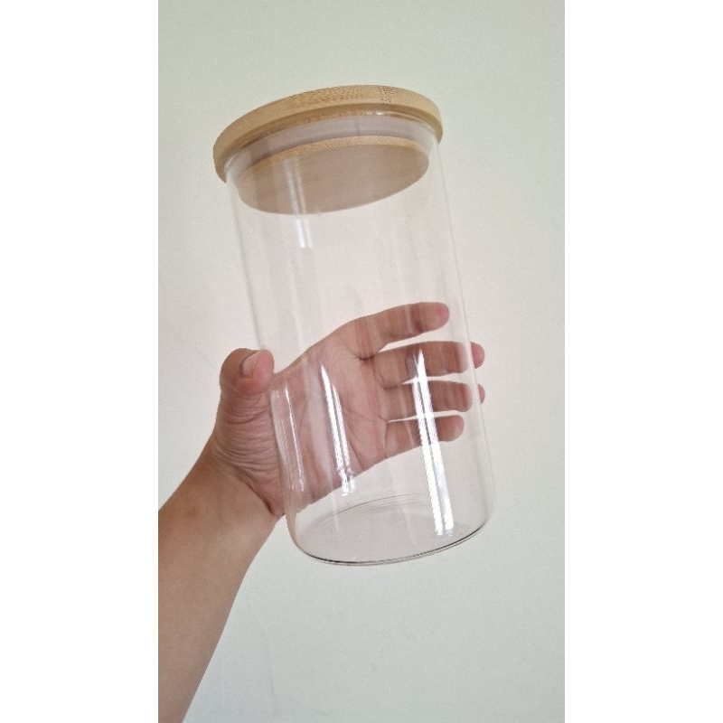 Toples Kaca Tutup Kayu - Mr DIY