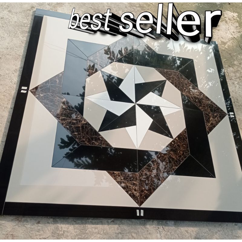 granit pola lantai mozaicmotif 3D 120x120