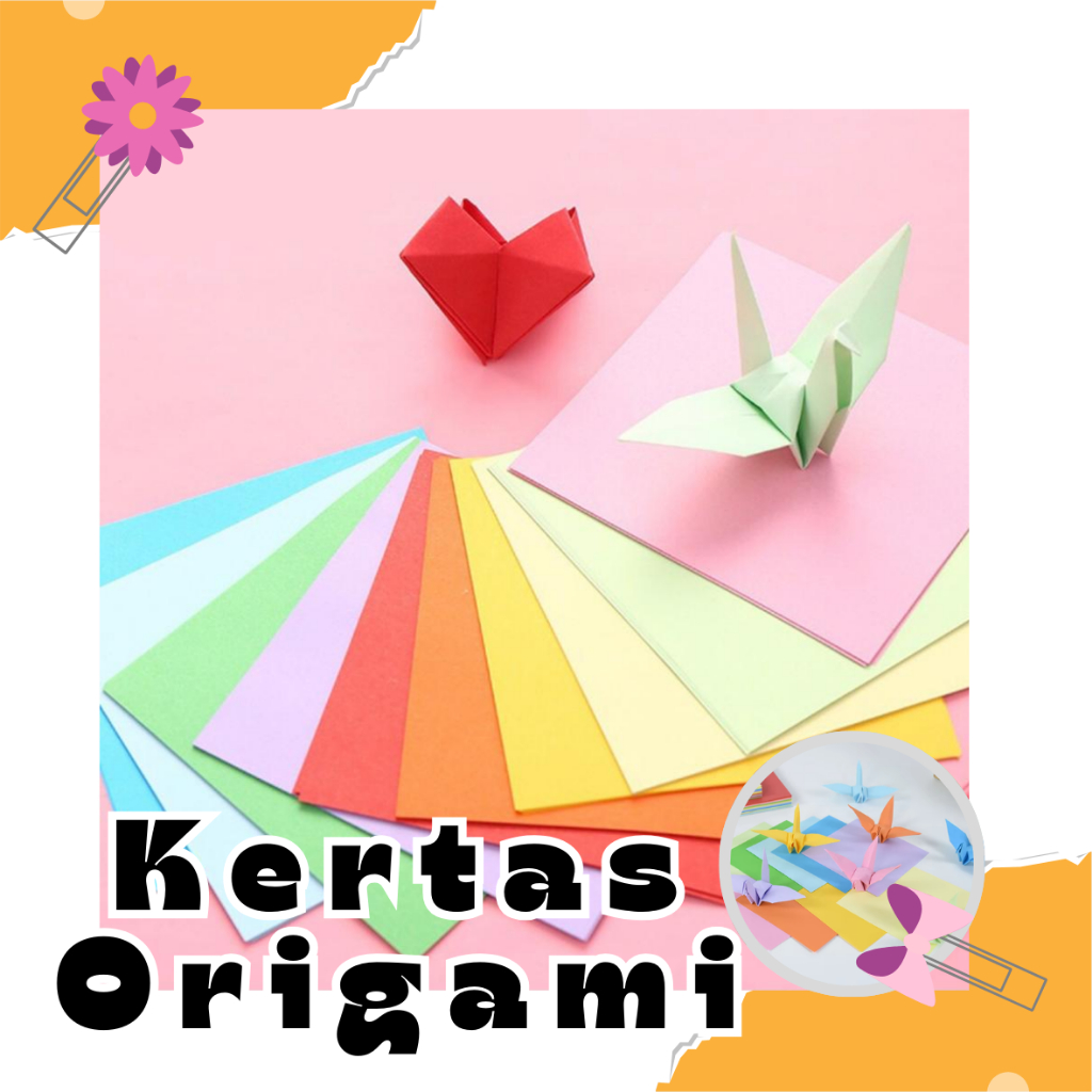 

Kertas Lipat Origami Warna Polos