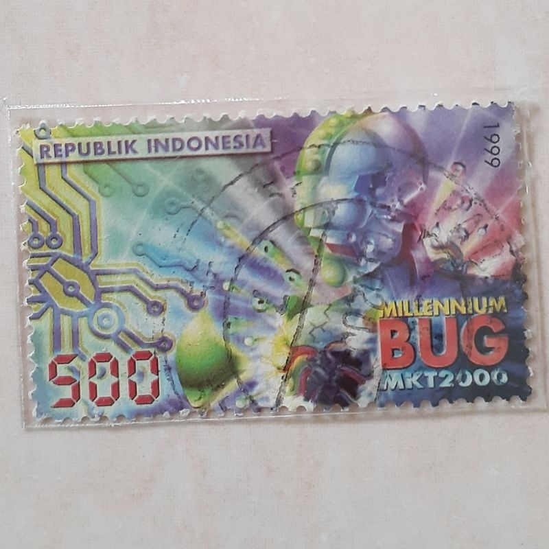 

Perangko Indonesia Masalah Komputer TH. 2000 (1780 Rp 500) Tahun 1999