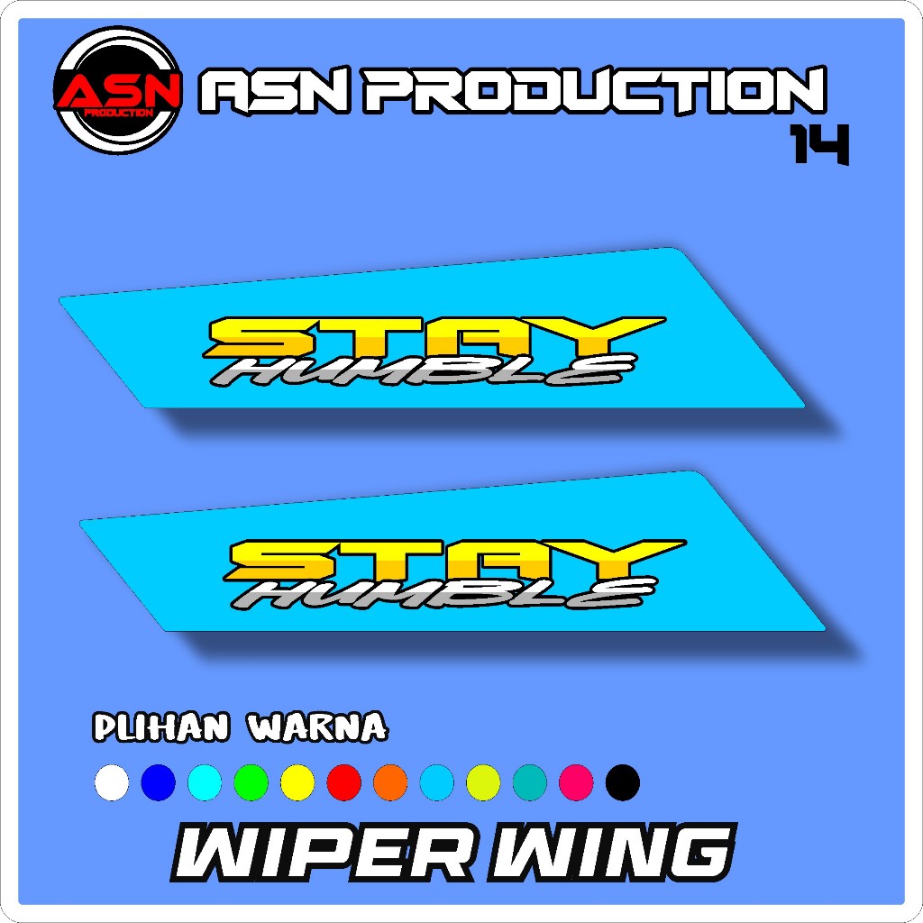 WIPER WING VARIASI UNTUK MOBIL PICK UP VARIASI WIPER GRANDMAX,L300 ,CARRY,TRAGA.KIJANG.PANTHER KODE 