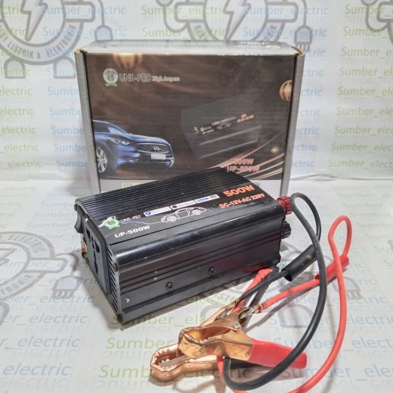 POWER INVERTER DC TO AC 12VOLT TO 220VOLT 500 WATT