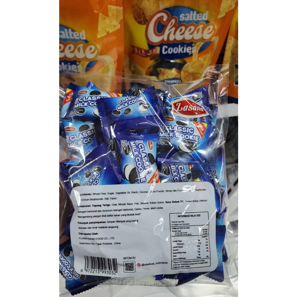 

grosir snack murah LASANA CLASSIC MILK COOKIE isi 50 pcs