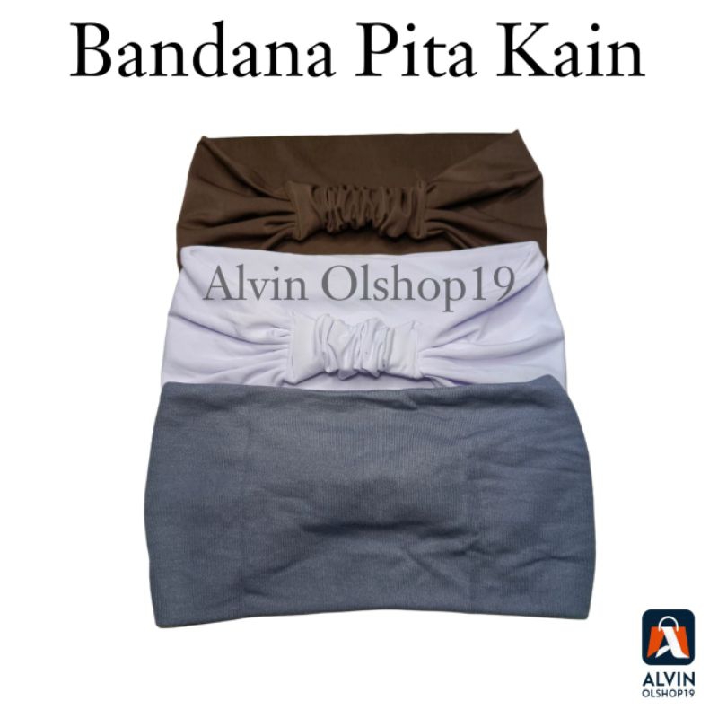 Bandana Pita Kain| Inner Jilbab Pita Kain | Dalaman Pita Kain