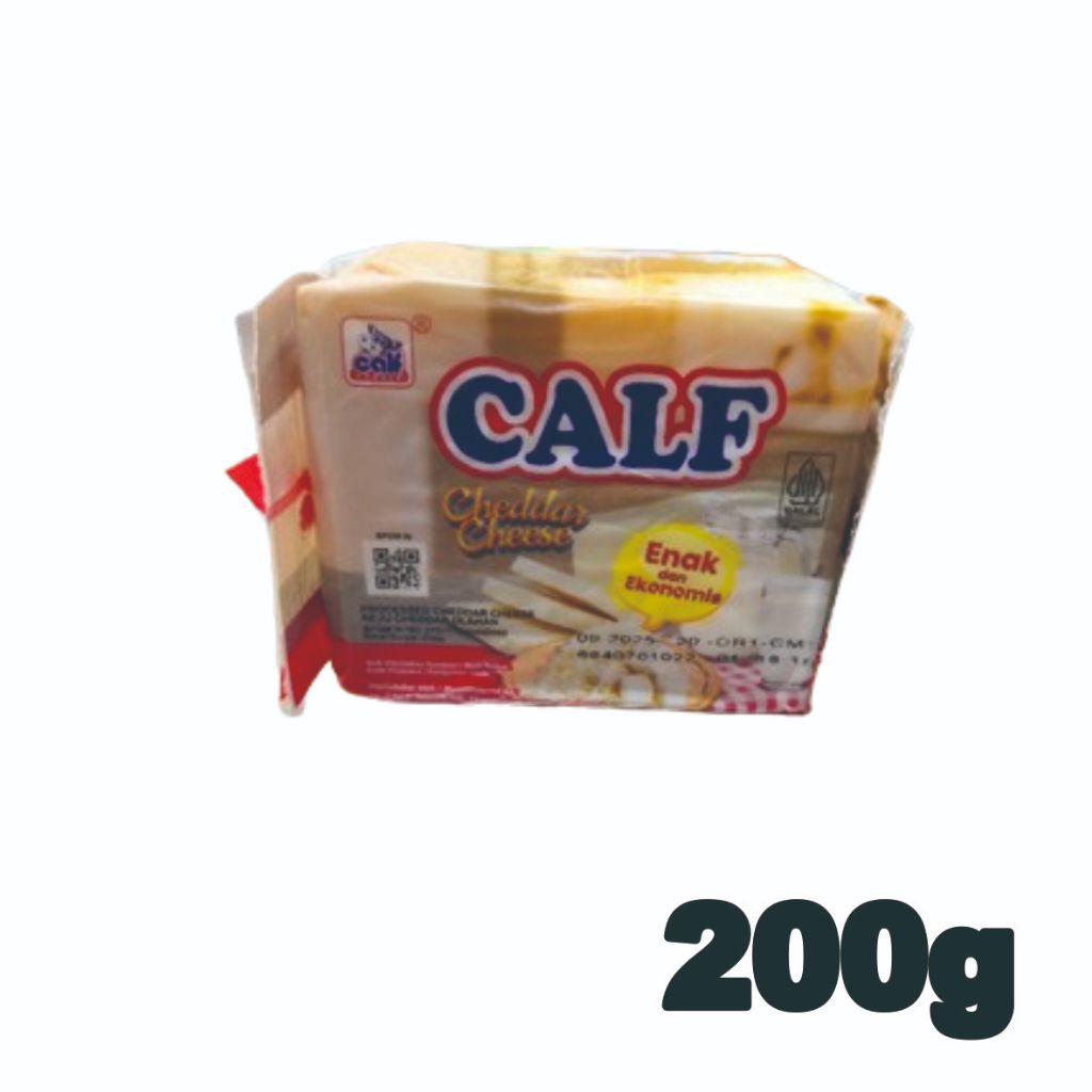 

KEJU CHEDDAR CALF SERBAGUNA 200GR