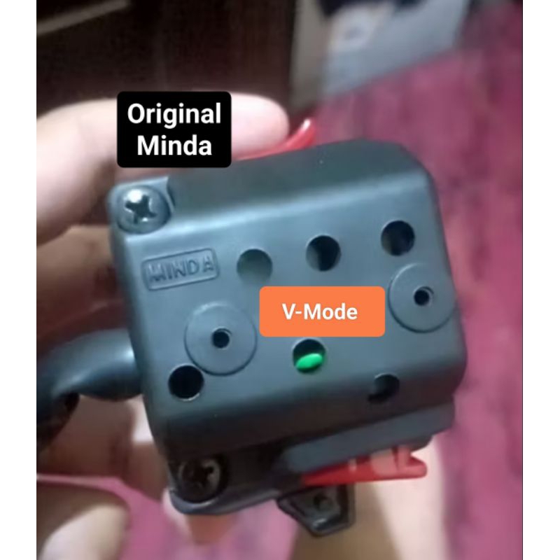 Saklar kiri Vixion old original Minda 100% PNP Vario 160 CBS