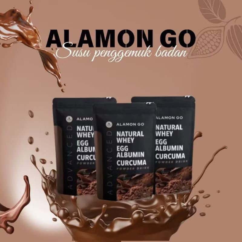 

Susu Penambah Berat Badan / Puluhan Ribu Testimoni / Alamon GO / Natural Weight Gain / 200 gramm