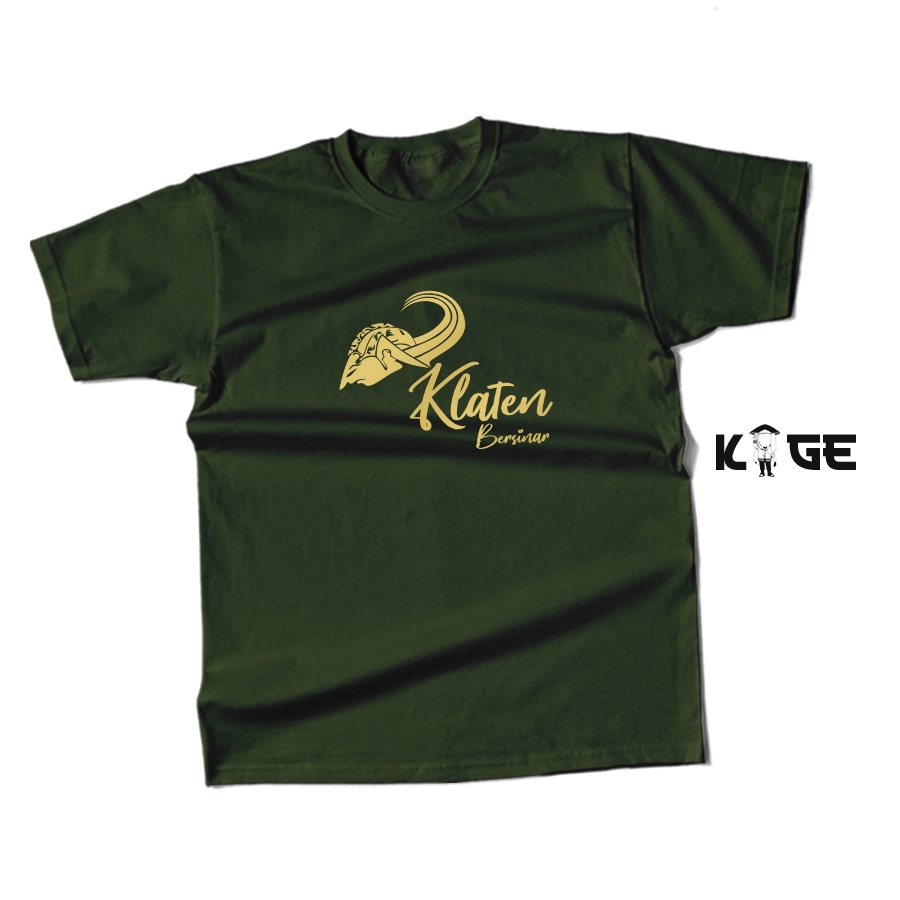 Kaos Baju Distro KLATEN BERSINAR - Kaos Oleh oleh klaten ucup klaten KAOS KAGE