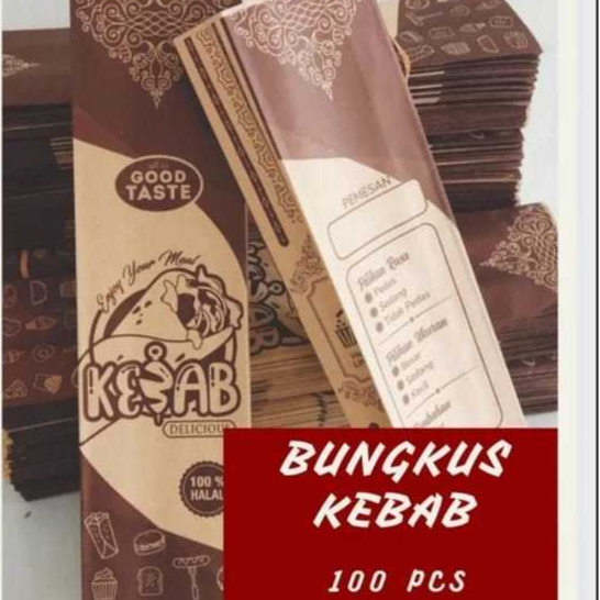 

Kebab paper craf / Kemasan kebab / Kertas bungkus kebab
