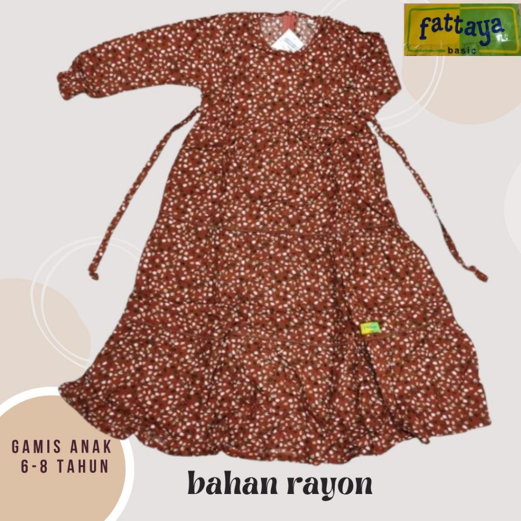 GAMIS FATTAYA SHANIA / GAMIS FATTAYA RAYON / GAMIS FATTAYA TERBARU