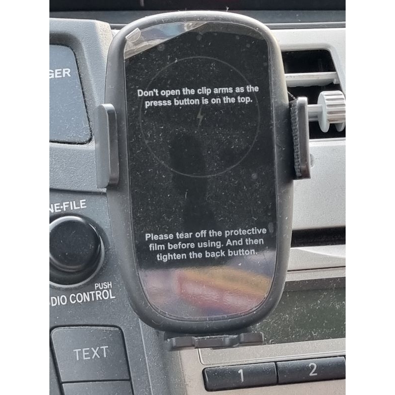 KiiP X5 Car Holder Qi Fast Wireless Charger 15W