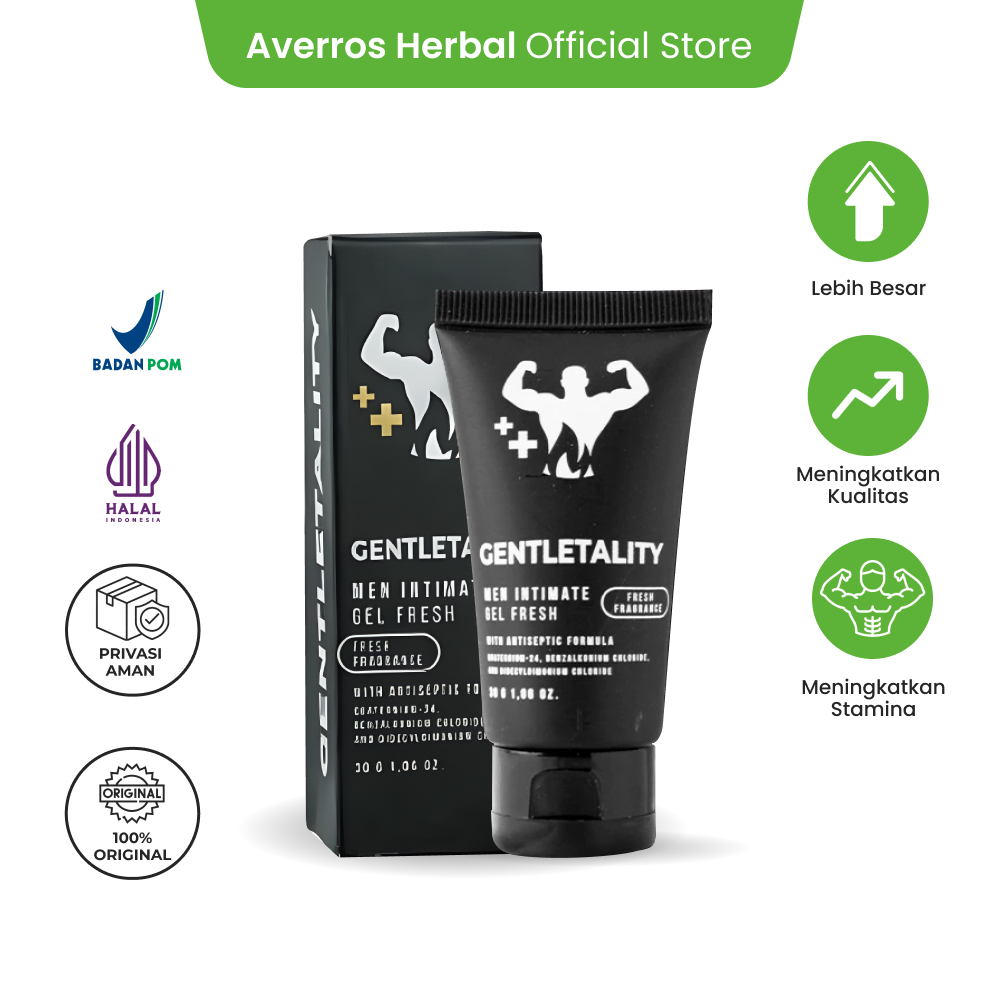 GENTLETALITY Men Intimate Gel Fresh - Sabun Gel Pria untuk Kebersihan & Kesegaran Maksimal